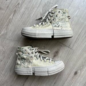 Converse x Feng Chen Wang Chuck 70 High 2-in-1 Concrete Gray Sz 6.5 Women’s